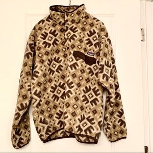 Men’s Patagonia Synchilla Snap-T Pullover - Brown